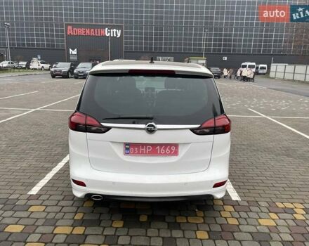 Білий Опель Zafira Tourer, об'ємом двигуна 2 л та пробігом 187 тис. км за 9450 $, фото 76 на Automoto.ua