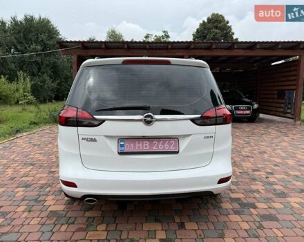 Белый Опель Zafira Tourer, объемом двигателя 2 л и пробегом 263 тыс. км за 9399 $, фото 14 на Automoto.ua