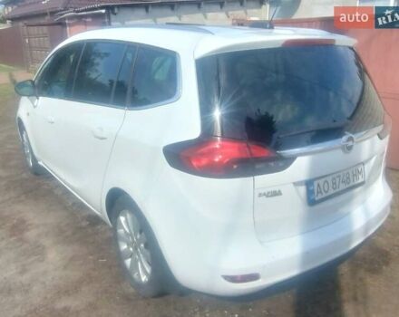 Белый Опель Zafira Tourer, объемом двигателя 1.6 л и пробегом 213 тыс. км за 10799 $, фото 33 на Automoto.ua