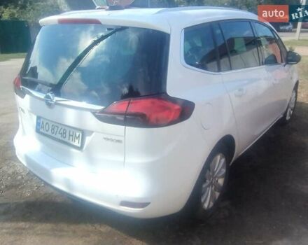 Белый Опель Zafira Tourer, объемом двигателя 1.6 л и пробегом 213 тыс. км за 10799 $, фото 37 на Automoto.ua