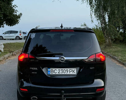 Черный Опель Zafira Tourer, объемом двигателя 1.96 л и пробегом 273 тыс. км за 9450 $, фото 19 на Automoto.ua