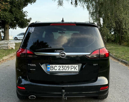 Черный Опель Zafira Tourer, объемом двигателя 1.96 л и пробегом 273 тыс. км за 9450 $, фото 6 на Automoto.ua
