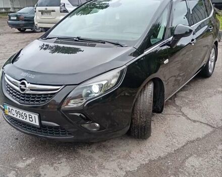 Чорний Опель Zafira Tourer, об'ємом двигуна 1.96 л та пробігом 225 тис. км за 8890 $, фото 1 на Automoto.ua