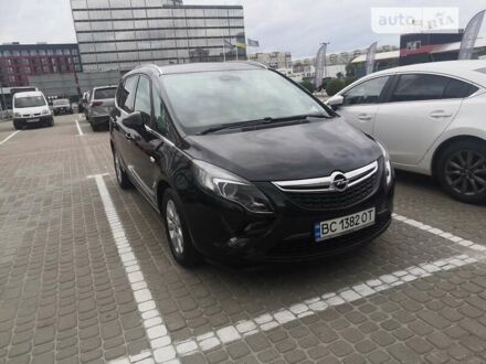 Черный Опель Zafira Tourer, объемом двигателя 1.6 л и пробегом 175 тыс. км за 12700 $, фото 1 на Automoto.ua