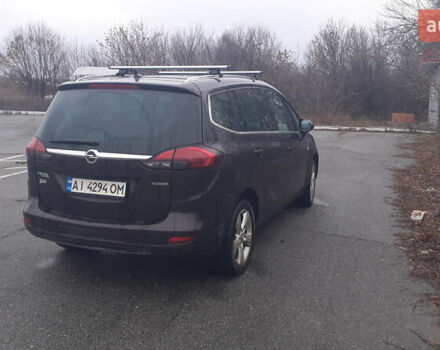 Коричневый Опель Zafira Tourer, объемом двигателя 1.4 л и пробегом 243 тыс. км за 10500 $, фото 6 на Automoto.ua