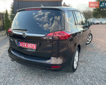 Коричневый Опель Zafira Tourer, объемом двигателя 2 л и пробегом 230 тыс. км за 11550 $, фото 43 на Automoto.ua
