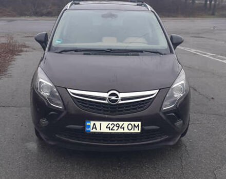 Коричневый Опель Zafira Tourer, объемом двигателя 1.4 л и пробегом 243 тыс. км за 10500 $, фото 8 на Automoto.ua