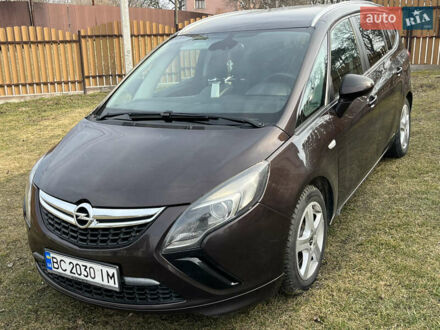 Опель Zafira Tourer 2013 у Львові на Automoto.ua Коричневий Опель Zafira Tourer, об'ємом двигуна 2 л та пробігом 165 тис. км за 8300 $, фото 1 на Automoto.ua