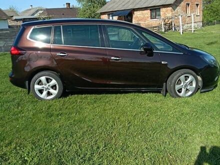 Опель Zafira Tourer 2013 в Львове на Automoto.ua Коричневый Опель Zafira Tourer, объемом двигателя 1.6 л и пробегом 228 тыс. км за 9400 $, фото 1 на Automoto.ua