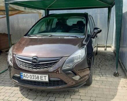 Коричневий Опель Zafira Tourer, об'ємом двигуна 1.6 л та пробігом 188 тис. км за 9999 $, фото 1 на Automoto.ua