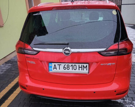 Червоний Опель Zafira Tourer, об'ємом двигуна 1.6 л та пробігом 320 тис. км за 8300 $, фото 5 на Automoto.ua