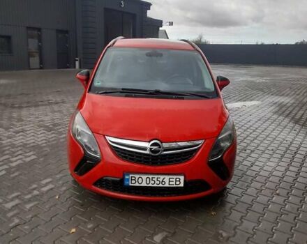 Червоний Опель Zafira Tourer, об'ємом двигуна 1.4 л та пробігом 359 тис. км за 8400 $, фото 10 на Automoto.ua