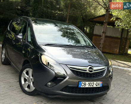 Сірий Опель Zafira Tourer, об'ємом двигуна 2 л та пробігом 219 тис. км за 10470 $, фото 19 на Automoto.ua