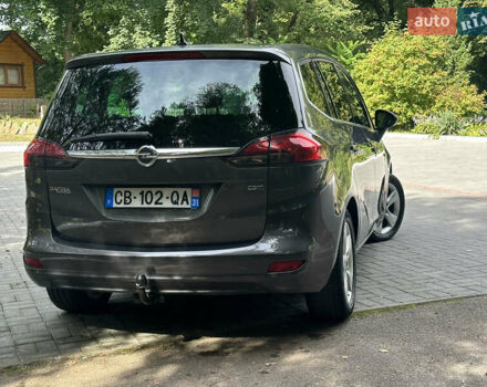Сірий Опель Zafira Tourer, об'ємом двигуна 2 л та пробігом 219 тис. км за 10470 $, фото 60 на Automoto.ua