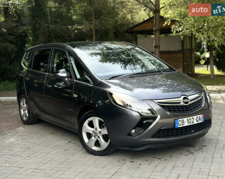 Сірий Опель Zafira Tourer, об'ємом двигуна 2 л та пробігом 219 тис. км за 10470 $, фото 21 на Automoto.ua