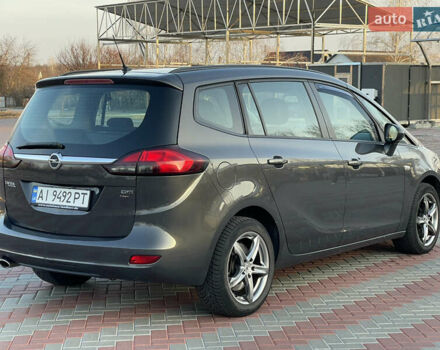Сірий Опель Zafira Tourer, об'ємом двигуна 2 л та пробігом 219 тис. км за 8999 $, фото 8 на Automoto.ua