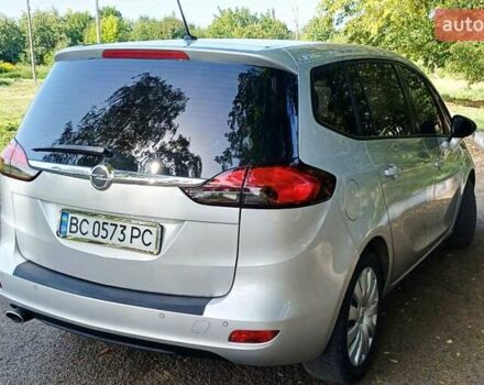 Серый Опель Zafira Tourer, объемом двигателя 2 л и пробегом 201 тыс. км за 11850 $, фото 15 на Automoto.ua