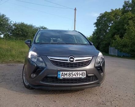 Сірий Опель Zafira Tourer, об'ємом двигуна 1.96 л та пробігом 186 тис. км за 9900 $, фото 1 на Automoto.ua