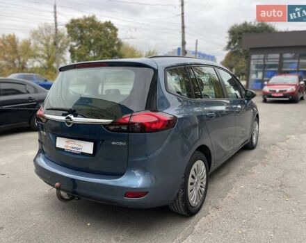 Синий Опель Zafira Tourer, объемом двигателя 2 л и пробегом 187 тыс. км за 10500 $, фото 52 на Automoto.ua