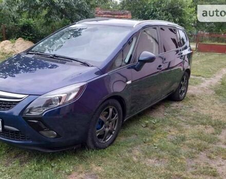 Синій Опель Zafira Tourer, об'ємом двигуна 2 л та пробігом 220 тис. км за 9500 $, фото 11 на Automoto.ua