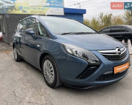 Синий Опель Zafira Tourer, объемом двигателя 2 л и пробегом 187 тыс. км за 10500 $, фото 3 на Automoto.ua