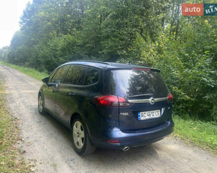 Синій Опель Zafira Tourer, об'ємом двигуна 1.96 л та пробігом 216 тис. км за 9000 $, фото 2 на Automoto.ua