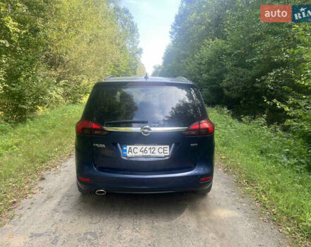 Синій Опель Zafira Tourer, об'ємом двигуна 1.96 л та пробігом 216 тис. км за 9000 $, фото 1 на Automoto.ua