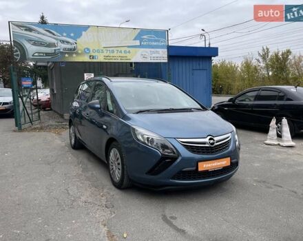 Синий Опель Zafira Tourer, объемом двигателя 2 л и пробегом 187 тыс. км за 10500 $, фото 57 на Automoto.ua