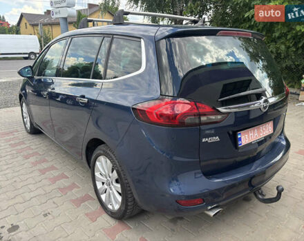 Синий Опель Zafira Tourer, объемом двигателя 2 л и пробегом 237 тыс. км за 9800 $, фото 4 на Automoto.ua