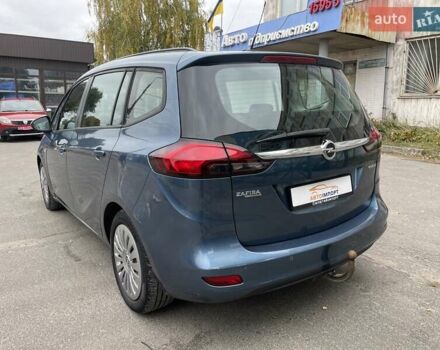 Синий Опель Zafira Tourer, объемом двигателя 2 л и пробегом 187 тыс. км за 10500 $, фото 51 на Automoto.ua