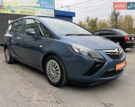 Синий Опель Zafira Tourer, объемом двигателя 2 л и пробегом 187 тыс. км за 10500 $, фото 56 на Automoto.ua