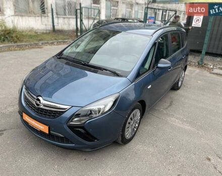 Синий Опель Zafira Tourer, объемом двигателя 2 л и пробегом 187 тыс. км за 10500 $, фото 15 на Automoto.ua