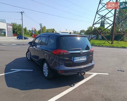 Синий Опель Zafira Tourer, объемом двигателя 2 л и пробегом 263 тыс. км за 8400 $, фото 5 на Automoto.ua