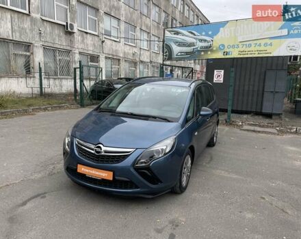 Синий Опель Zafira Tourer, объемом двигателя 2 л и пробегом 187 тыс. км за 10500 $, фото 53 на Automoto.ua