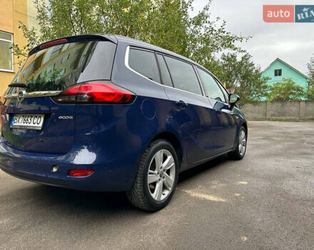 Синий Опель Zafira Tourer, объемом двигателя 2 л и пробегом 250 тыс. км за 7200 $, фото 21 на Automoto.ua