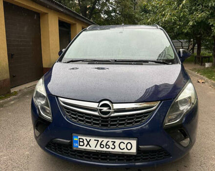 Синий Опель Zafira Tourer, объемом двигателя 2 л и пробегом 250 тыс. км за 7200 $, фото 32 на Automoto.ua