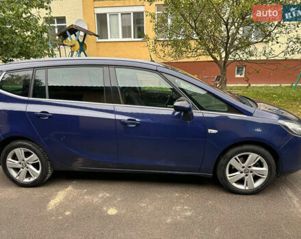 Синий Опель Zafira Tourer, объемом двигателя 2 л и пробегом 250 тыс. км за 7200 $, фото 24 на Automoto.ua