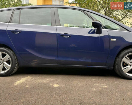 Синий Опель Zafira Tourer, объемом двигателя 2 л и пробегом 250 тыс. км за 7200 $, фото 6 на Automoto.ua