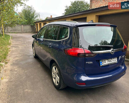 Синий Опель Zafira Tourer, объемом двигателя 2 л и пробегом 250 тыс. км за 7200 $, фото 23 на Automoto.ua