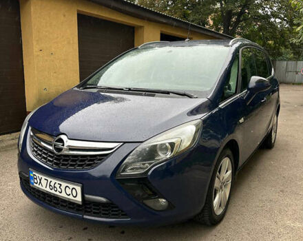 Синий Опель Zafira Tourer, объемом двигателя 2 л и пробегом 250 тыс. км за 7200 $, фото 35 на Automoto.ua