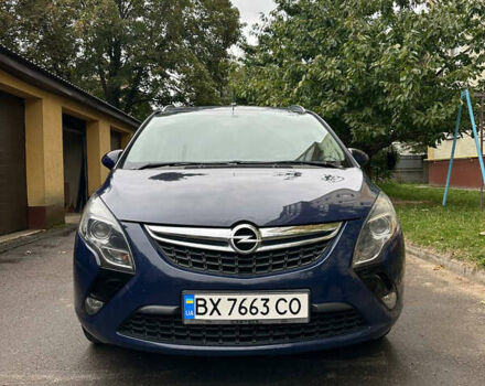 Синий Опель Zafira Tourer, объемом двигателя 2 л и пробегом 250 тыс. км за 7200 $, фото 30 на Automoto.ua
