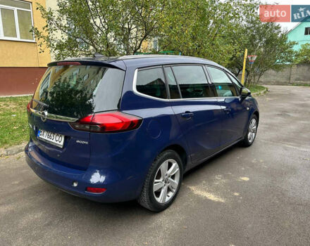 Синий Опель Zafira Tourer, объемом двигателя 2 л и пробегом 250 тыс. км за 7200 $, фото 20 на Automoto.ua