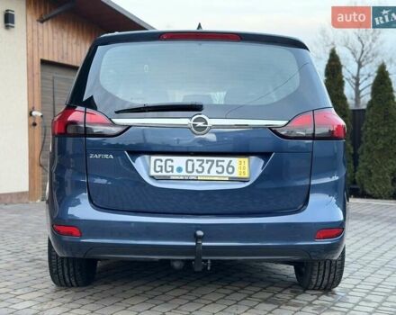 Синій Опель Zafira Tourer, об'ємом двигуна 1.6 л та пробігом 338 тис. км за 12300 $, фото 15 на Automoto.ua