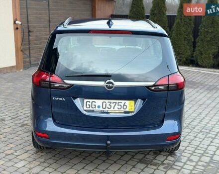 Синій Опель Zafira Tourer, об'ємом двигуна 1.6 л та пробігом 338 тис. км за 12300 $, фото 14 на Automoto.ua