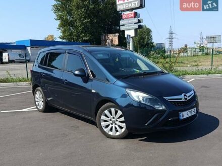 Синий Опель Zafira Tourer, объемом двигателя 2 л и пробегом 263 тыс. км за 8400 $, фото 1 на Automoto.ua