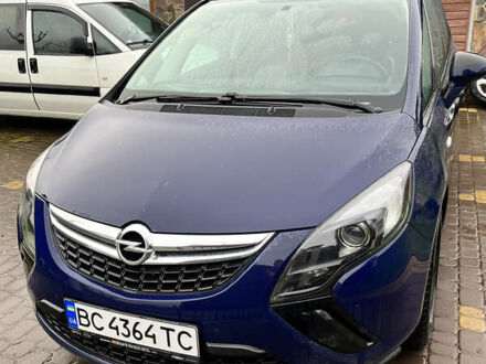 Опель Zafira Tourer 2013 в Львове на Automoto.ua Синий Опель Zafira Tourer, объемом двигателя 2 л и пробегом 244 тыс. км за 9200 $, фото 1 на Automoto.ua