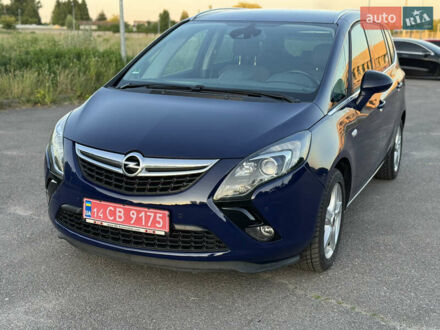 Опель Zafira Tourer 2014 в Львове на Automoto.ua Синий Опель Zafira Tourer, объемом двигателя 2 л и пробегом 222 тыс. км за 10500 $, фото 1 на Automoto.ua