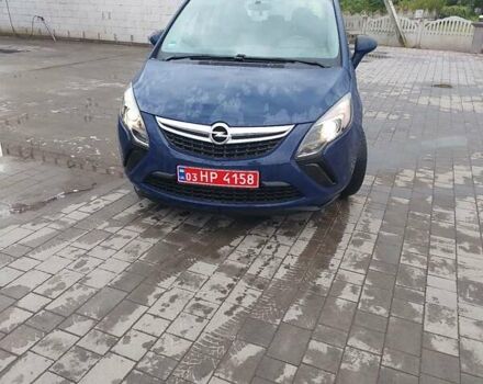 Синій Опель Zafira Tourer, об'ємом двигуна 1.6 л та пробігом 154 тис. км за 10200 $, фото 1 на Automoto.ua