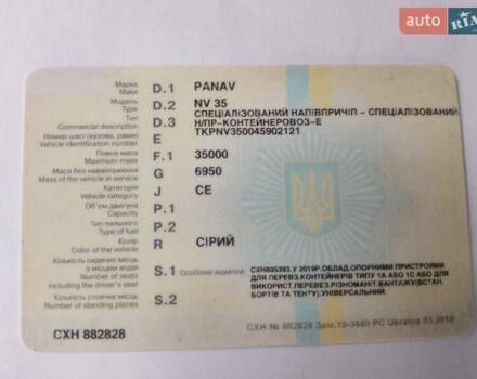 Сірий Панав NV 35, об'ємом двигуна 0 л та пробігом 1 тис. км за 7300 $, фото 1 на Automoto.ua