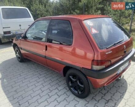 Червоний Пежо 106, об'ємом двигуна 1.12 л та пробігом 157 тис. км за 1400 $, фото 1 на Automoto.ua